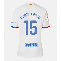 Stroje piłkarskie Barcelona Andreas Christensen #15 Koszulka Wyjazdowej 2023-24 Krótki Rękaw